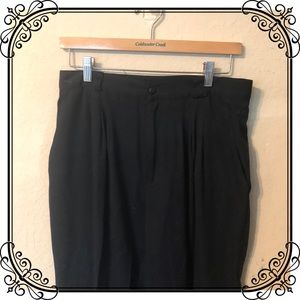 Petite black dress trousers/slacks/pants